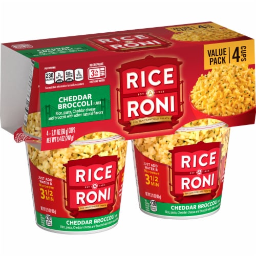 Rice-A-Roni® Cheddar Broccoli Flavor Rice Cups Perspective: bottom