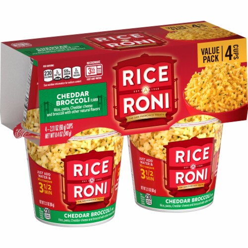 Rice-A-Roni® Cheddar Broccoli Flavor Rice Cups Perspective: bottom