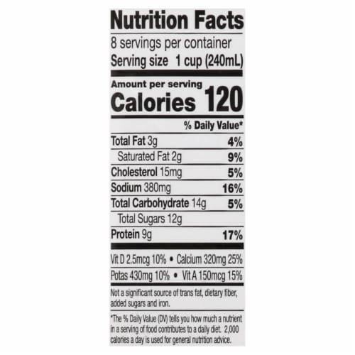 Meadow Gold Cultured 1% Lowfat Buttermilk Perspective: bottom