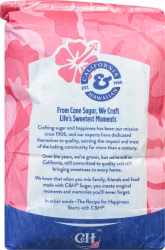 C&H® Premium Pure Cane Granulated Sugar Perspective: bottom