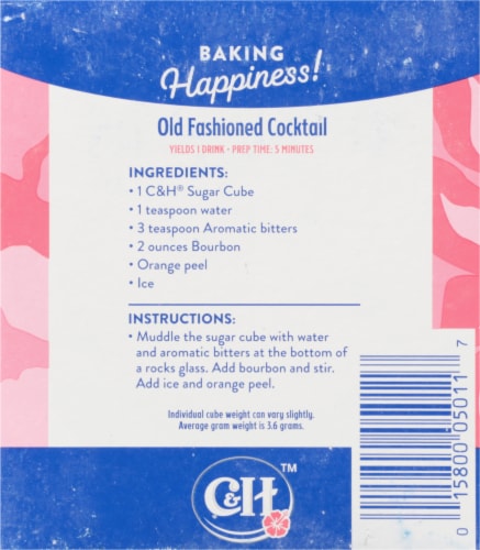 C&H® Premium Pure Cane Sugar Cubes Perspective: bottom