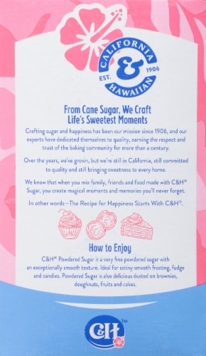 C&H Premium Cane Powdered Sugar Perspective: bottom