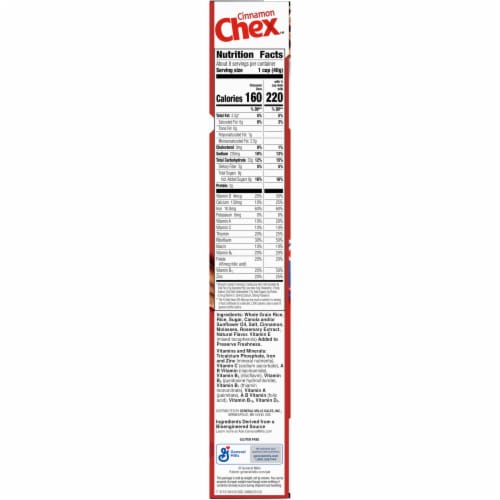 General Mills Cinnamon Chex Cereal Perspective: bottom