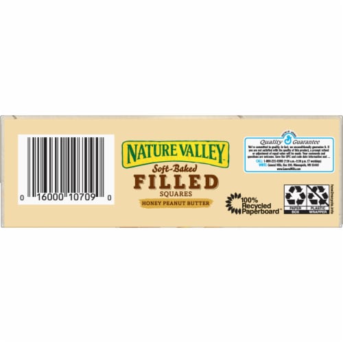Nature Valley Soft-Baked Honey Peanut Butter Filled Squares Perspective: bottom