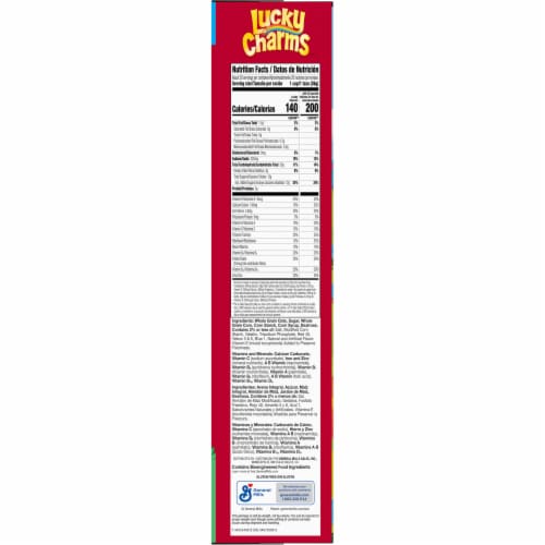 General Mills Lucky Charms Giant Size Cereal Perspective: bottom