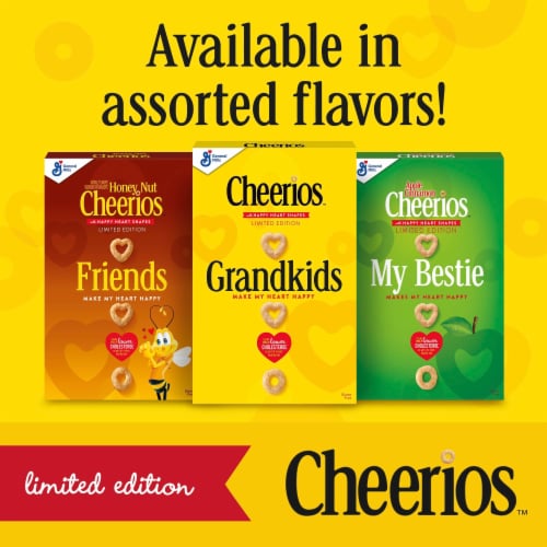 General Mills Honey Nut Cheerios Cereal Perspective: bottom