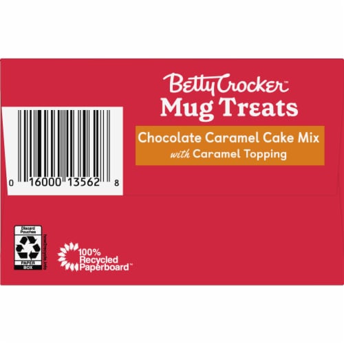 Betty Crocker™ Chocolate Caramel Cake Mix with Caramel Topping Mug Treats Perspective: bottom