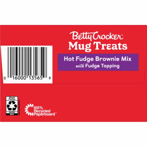Betty Crocker™ Hot Fudge Brownie with Fudge Topping Mug Treats Perspective: bottom