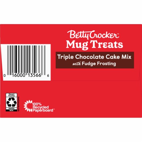 Betty Crocker Mug Treats Triple Chocolate Cake Perspective: bottom