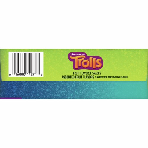 Betty Crocker Dreamworks Trolls World Tour Assorted Fruit Flavored Snacks Perspective: bottom