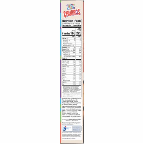 Cinnamon Toast Crunch Churros Breakfast Cereal Perspective: bottom