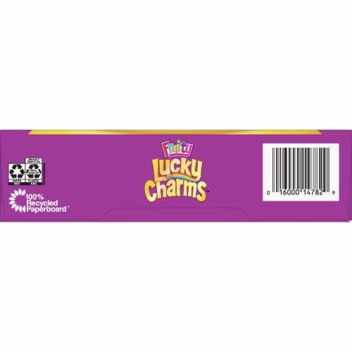 Lucky Charms Fruity Sweetened Corn Cereal with Marshmallows Perspective: bottom