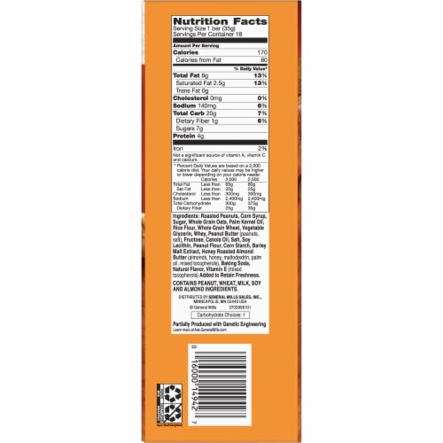 Nature Valley Sweet & Salty Nut Peanut Granola Bars Perspective: bottom