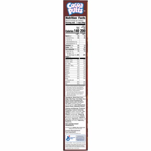 General Mills Cocoa Puffs Cereal Perspective: bottom