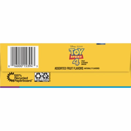 Betty Crocker Disney Pixar Toy Story 4 Fruit Snacks Value Pack Perspective: bottom