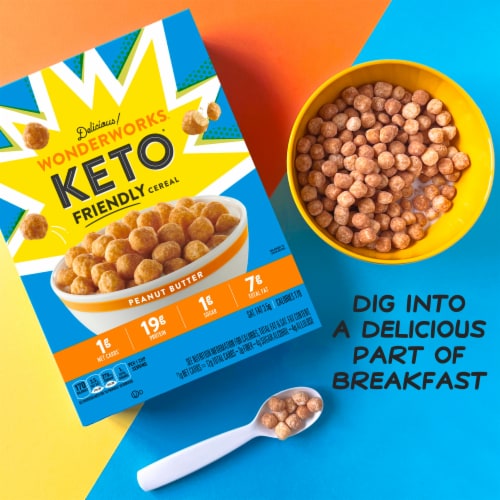 Wonderworks Keto Friendly Peanut Butter Breakfast Cereal Perspective: bottom