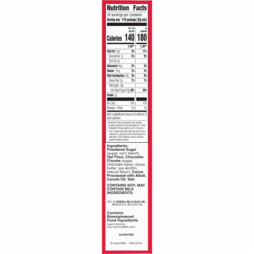 Betty Crocker™ Oat-Tastic Chocolate Chunk Brownie Mix Perspective: bottom