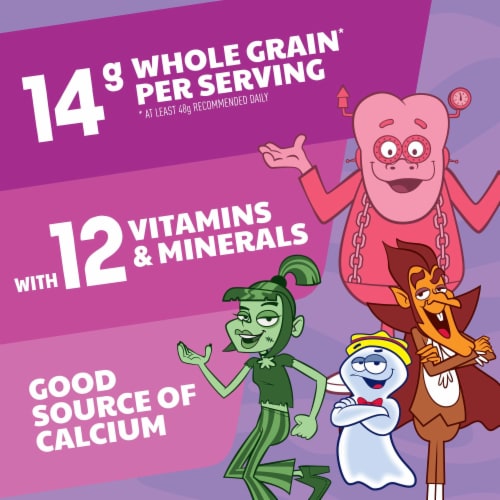 General Mills Monsters' Frightful Friends Monster Mash Cereal Perspective: bottom