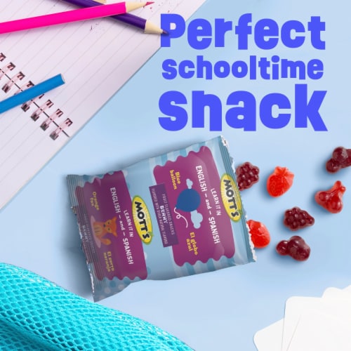 Mott's Gluten Free Berry Fruit Flavored Snacks Family Pack Perspective: bottom
