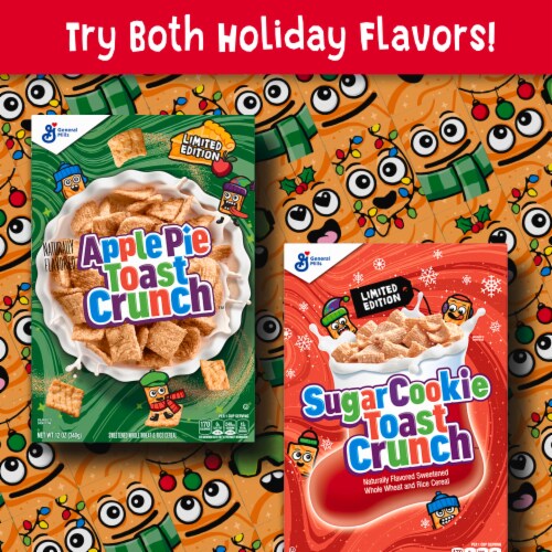 Apple Pie Toast Crunch Breakfast Cereal Perspective: bottom