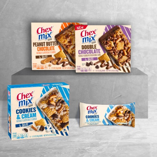 Chex Mix Peanut Butter Chocolate Bars Perspective: bottom