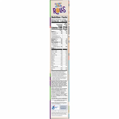 Cinnamon Toast Crunch Rolls Breakfast Cereal Perspective: bottom