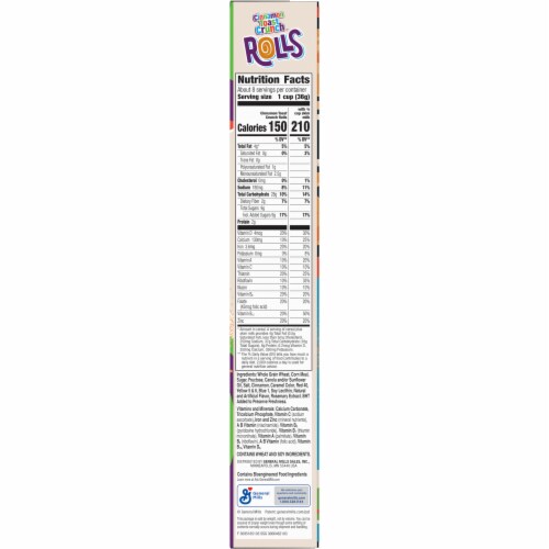 General Mills Cinnamon Toast Crunch Rolls Cereal Perspective: bottom