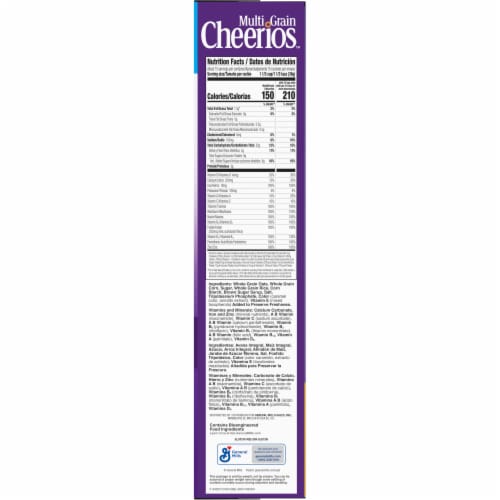 Multi Grain Cheerios Breakfast Cereal Perspective: bottom