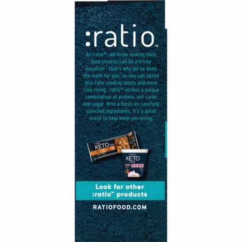 Ratio KETO Friendly Coconut Almond Crunchy Bars Gluten Free Snacks Perspective: bottom