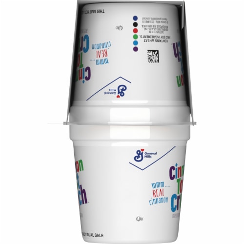 General Mills Cinnamon Toast Crunch Cereal Cups Perspective: bottom