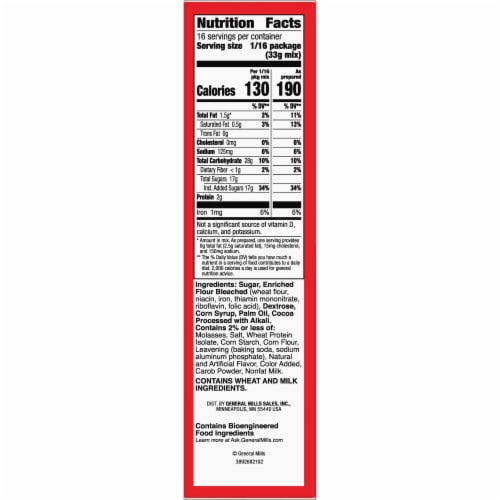 Betty Crocker™ S'mores Brownie Cookie Baking Mix Perspective: bottom