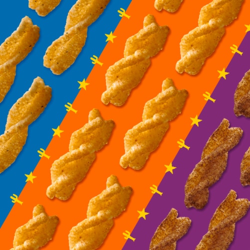 Old El Paso Zesty Ranch Fiesta Twists Crispy Corn Snacks Chips Bag Perspective: bottom