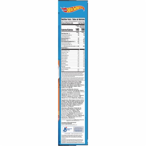 Hot Wheels Cereal with Marshmallows Family Size Breakfast Cereal Perspective: bottom