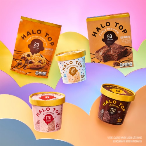 Halo Top® Single Serving Birthday Cake Light Cake Mix Perspective: bottom
