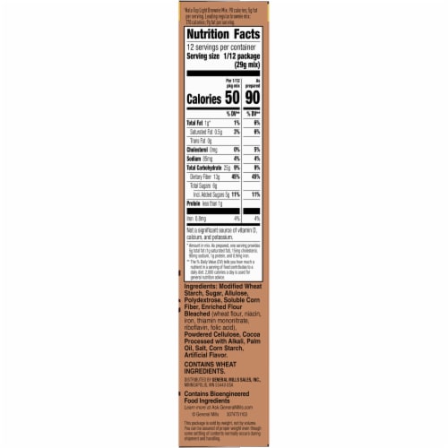 Halo Top® Fudge Brownie Light Brownie Mix Perspective: bottom
