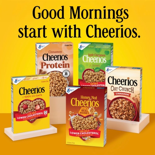 General Mills Frosted Lemon Cheerios Cereal Perspective: bottom