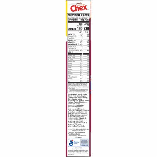 General Mills Maple Brown Sugar Chex Cereal Perspective: bottom