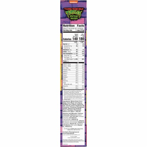 Teenage Mutant Ninja Turtles Mutant Mayhem Cereal Perspective: bottom