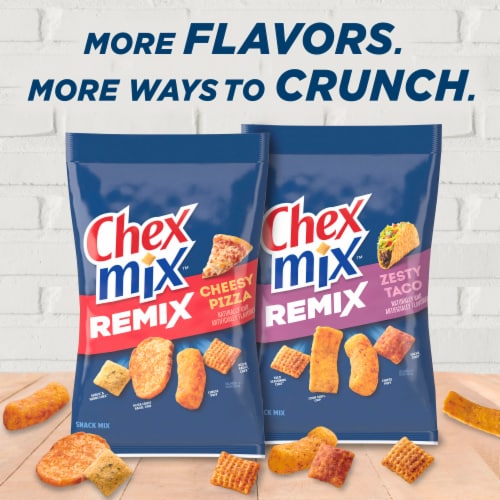 Chex Mix Remix Zesty Taco Flavored Snack Mix Perspective: bottom
