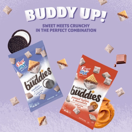 Chex Mix Muddy Buddies Peanut Butter and Chocolate Snack Mix Perspective: bottom
