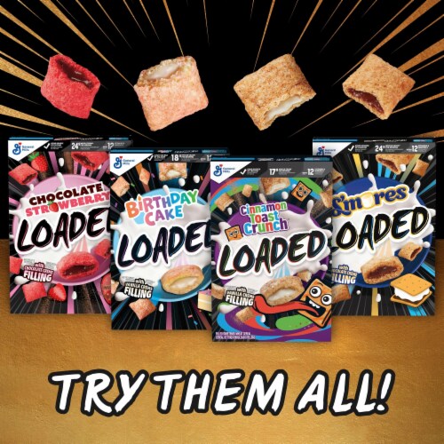 General Mills Cinnamon Toast Crunch Loaded Large Size Cereal Perspective: bottom