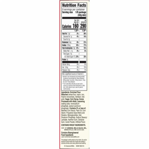 Betty Crocker Favorites Super Moist Chocolate Fudge Cake Mix Perspective: bottom
