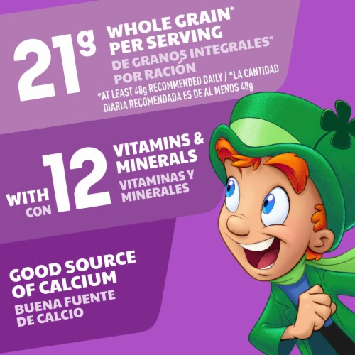 General Mills Lucky Charms Berry Swirl Cereal Perspective: bottom
