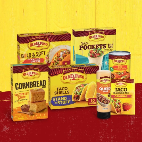 Old El Paso Southwest Style Cornbread Baking Mix Perspective: bottom