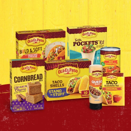 Old El Paso Cinnamon Churro Cornbread Baking Mix Perspective: bottom