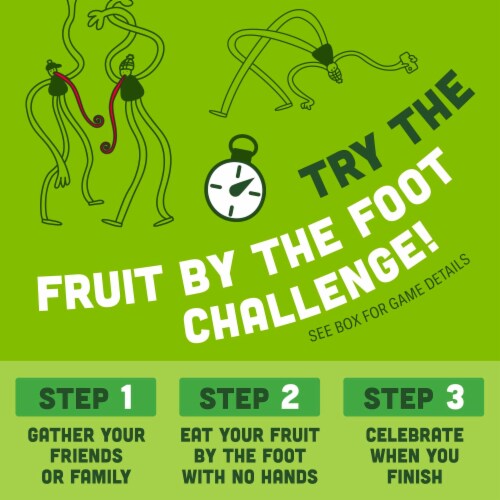 Fruit by the Foot Berry and Strawberry Tie-Dye King Size Fruit Flavored Snacks Perspective: bottom