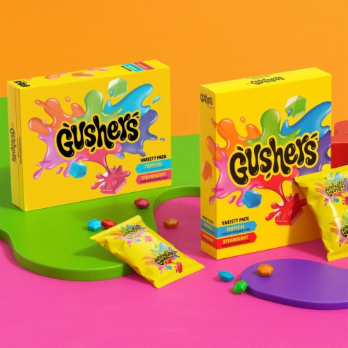 Gushers Watermelon and Sour Apple Fruit Flavored Kids Snacks Perspective: bottom