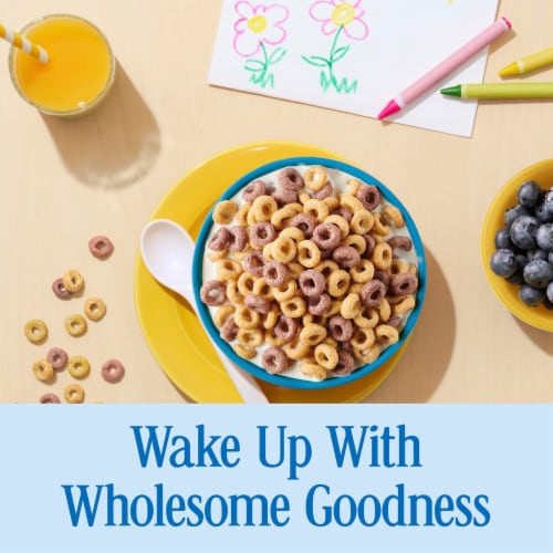 General Mills Cheerios Veggie Blends Blueberry Banana Cereal Perspective: bottom