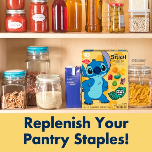 Betty Crocker Disney Stitch Fruit Flavored Snacks Perspective: bottom