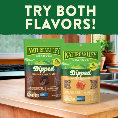 Nature Valley Dipped Double Chocolate Granola Perspective: bottom
